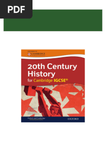 Download Complete 20th Century History for Cambridge IGCSE (Complete Series Igcse) by John Cantrell PDF for All Chapters