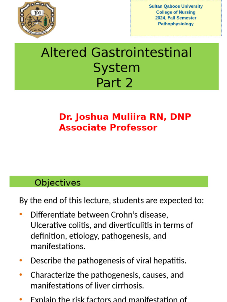 Nursing Pathophysiology Guide | PDF | Cirrhosis | Hepatitis