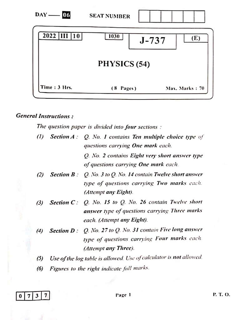 PYQ Phy | PDF