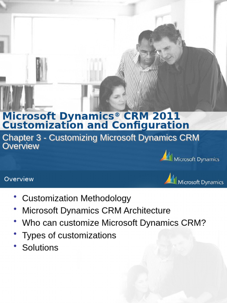 Microsoft Dynamics CRM 2011 Customization and Configuration | PDF ...