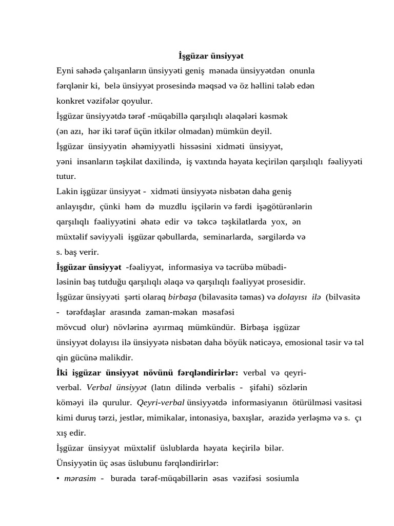 24_Ishguzar_Unsiyyet | PDF