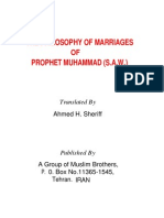 The Philosophy of Marriages of Prophet Muhammad (s.a.w)