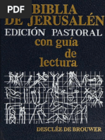 Biblia de Jerusalén [Edición Pastoral Con Guía de Lectura] | PDF ...