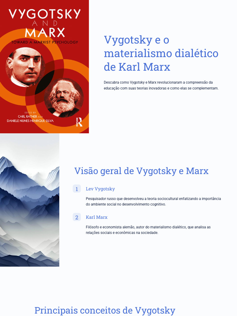 Vygotsky e Marx: Educação e Transformação | PDF | Karl Marx | Sociologia