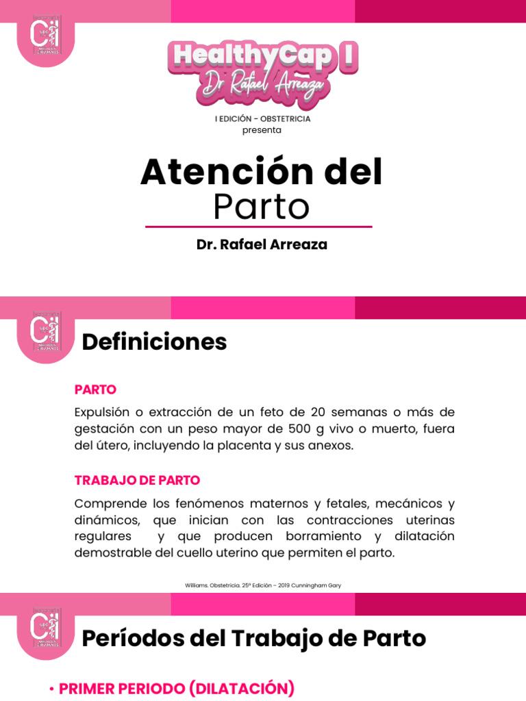 Atención Integral del Parto y Períodos | PDF | Parto | Embarazo Mamífero
