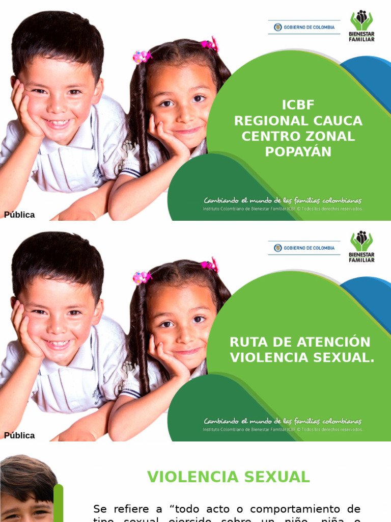 Ruta de Atención a Víctimas de Violencia Sexual | PDF | Violencia ...