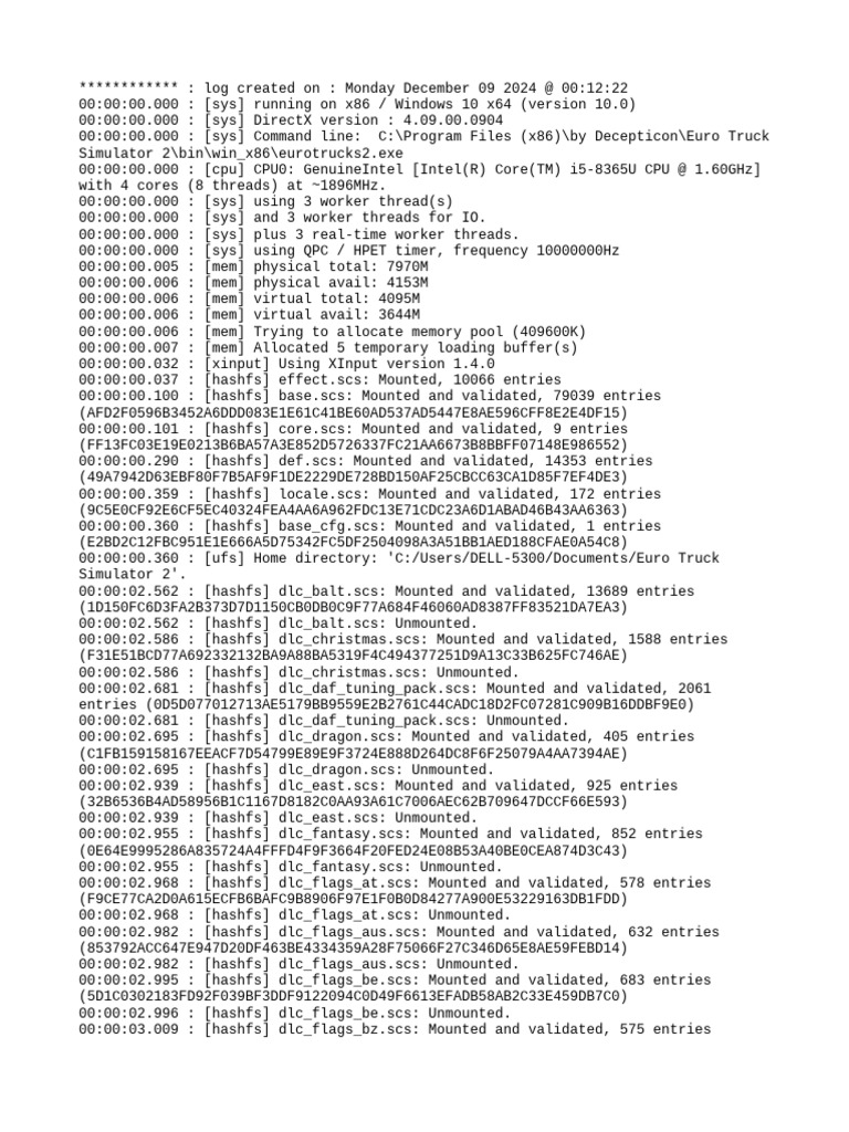 Game Log | PDF | Thread (Computing) | Microsoft Windows