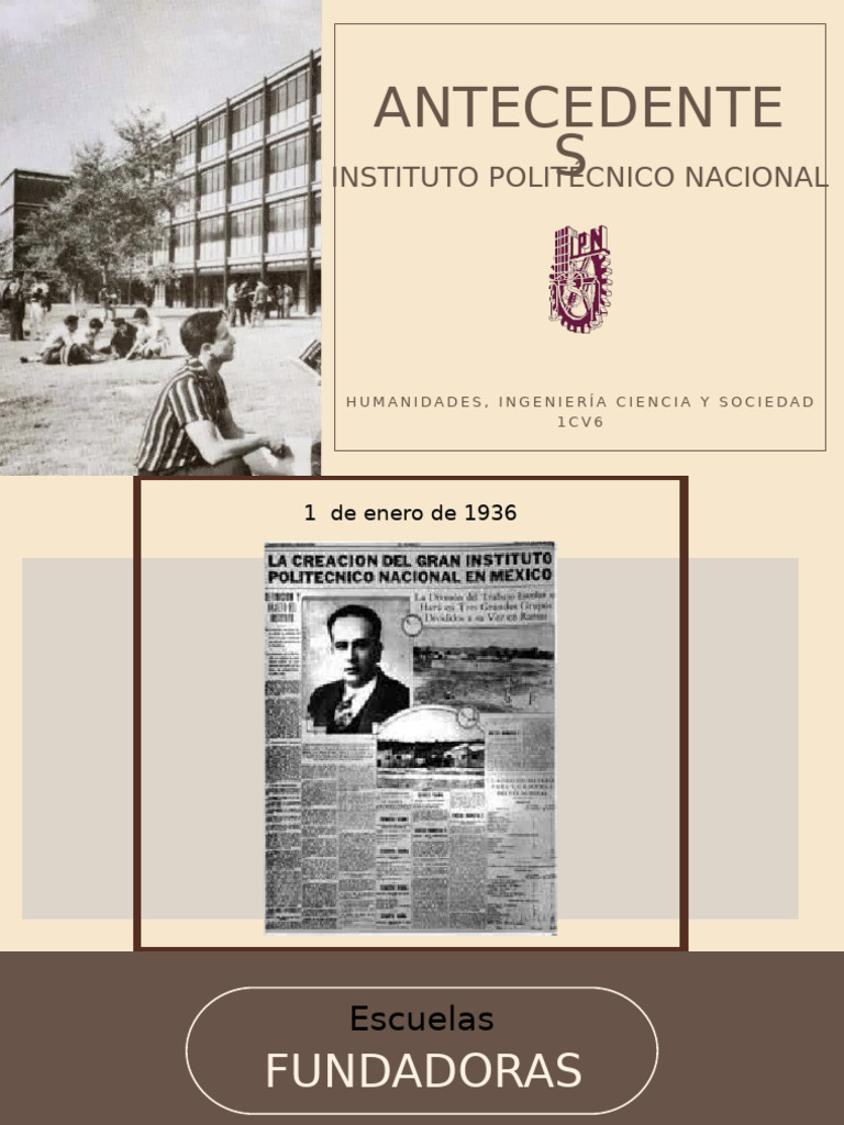 Historia del Instituto Politécnico Nacional | PDF