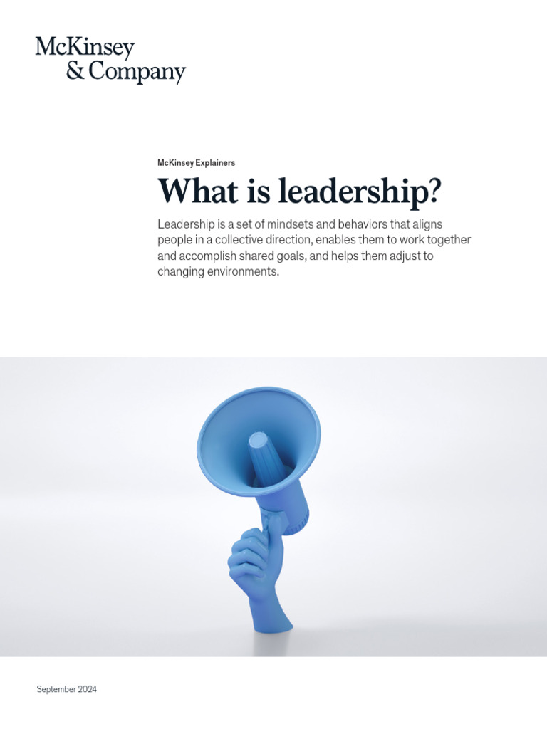 What Is Leadership 1729284770 | PDF | Leadership | Psychology