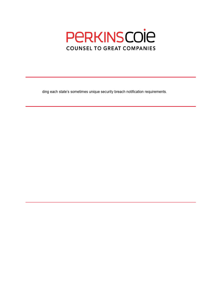 SecurityBreachNotificationLawChartMarch2017 PDF Health