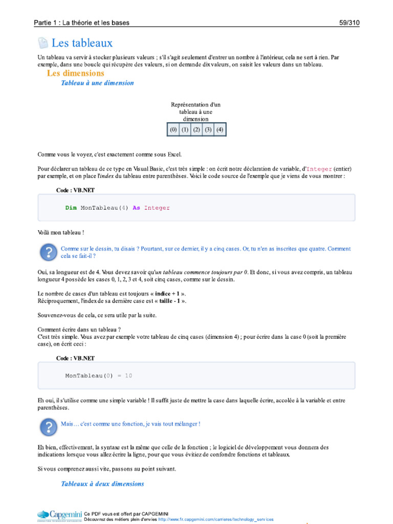 Généralités Sur Le VB - NET Partie 2 | PDF