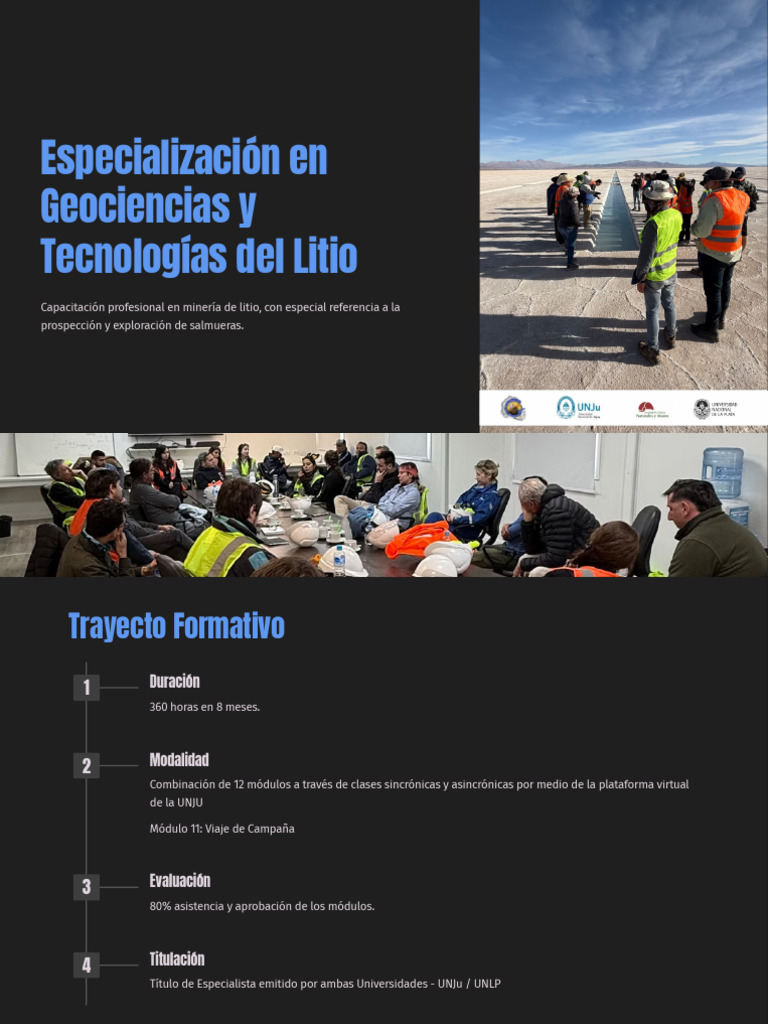 Especialización en Geociencias del Litio | PDF