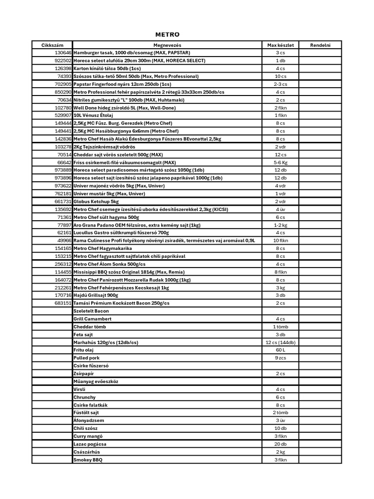 Metro rendel s pdf