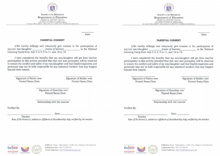 NLC Consent | PDF