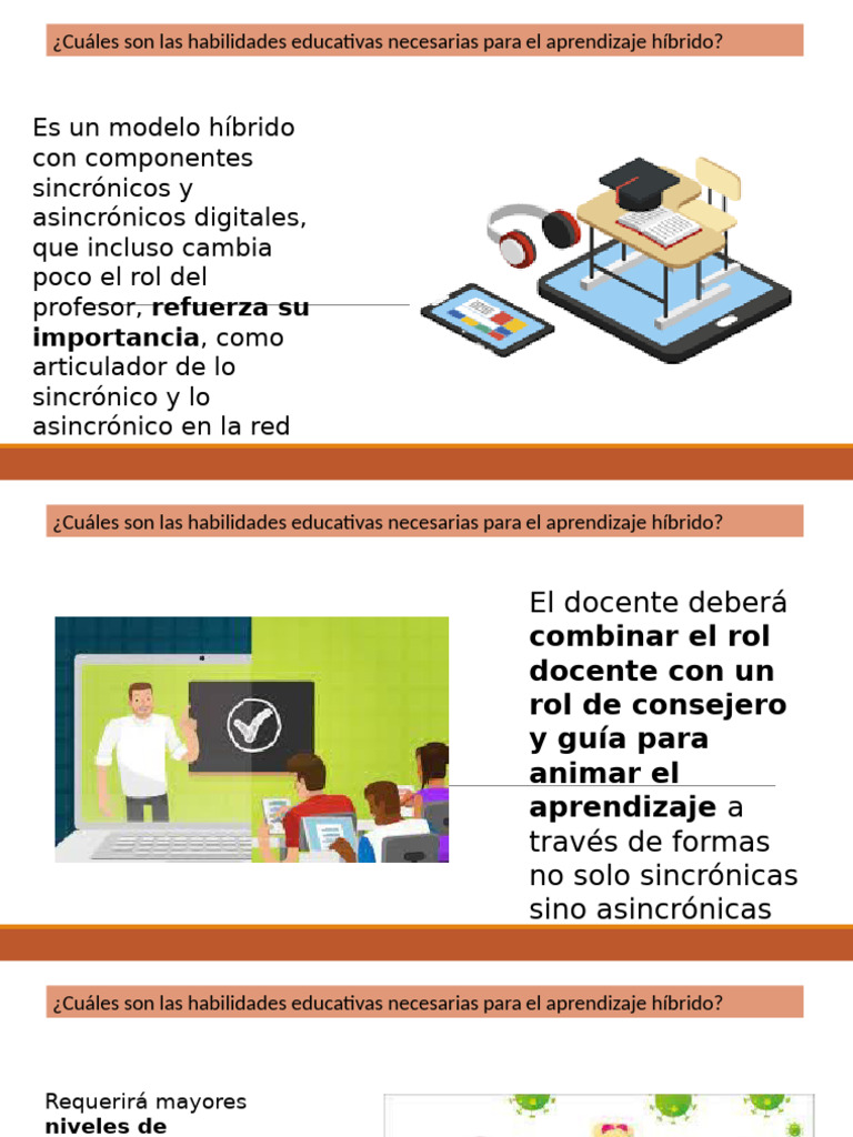 Habilidades para El Aprendizaje Hibrido | PDF
