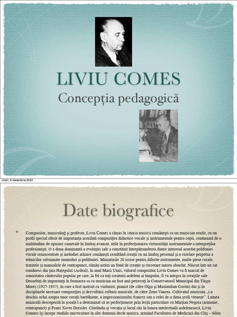 Liviu Comes | PDF