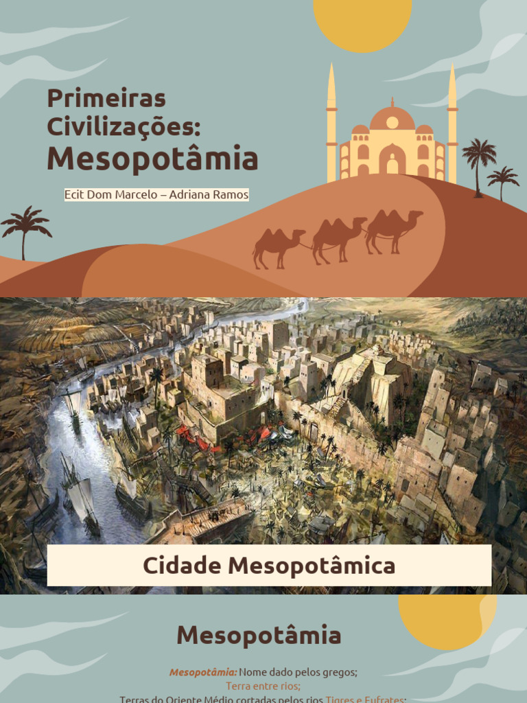 Aula 03 (1º Ano) Mesopotamia | PDF | Assíria | Mesopotâmia