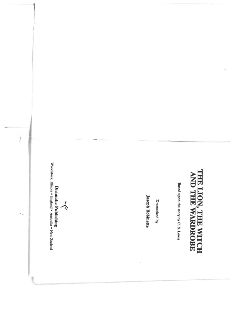 The Lion The Witch and The Wardrobe | PDF
