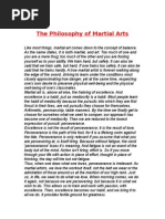 Philosophy of Martial Arts