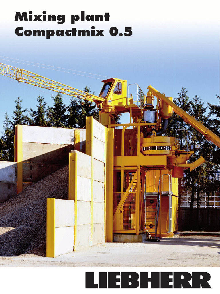 Liebherr Compactmix 0.5 Overview | PDF | Concrete