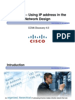 CCNA Dis4 - Chapter 6 - Using IP Address in The Network Design - PPT (Compatibility Mode)