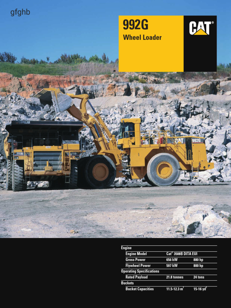 Wheel Loadder | PDF | Horsepower | Loader (Equipment)