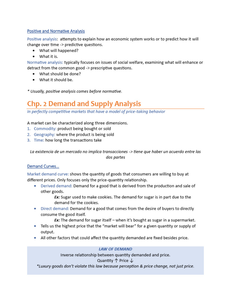 Microeconomics Chp2 | PDF | Demand | Price Elasticity Of Demand