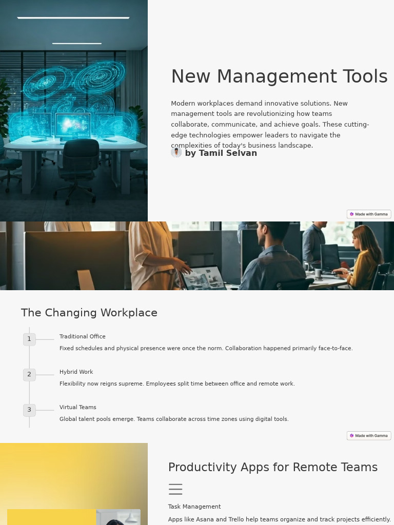 New Management Tools | PDF | Business | Computing