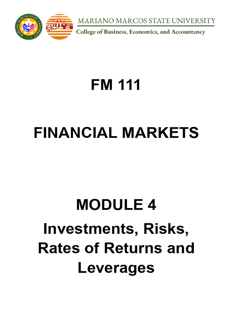 Understanding Investment Risks and Returns | PDF | Exchange Traded Fund ...