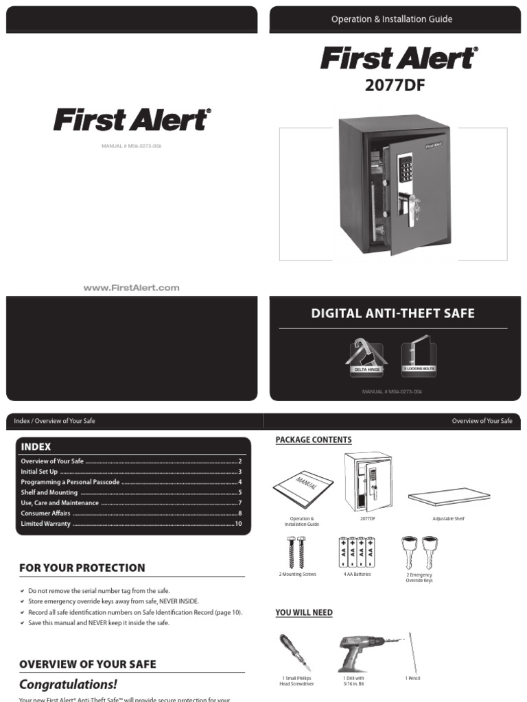 First Alert 2077DF Manual | PDF | Implied Warranty