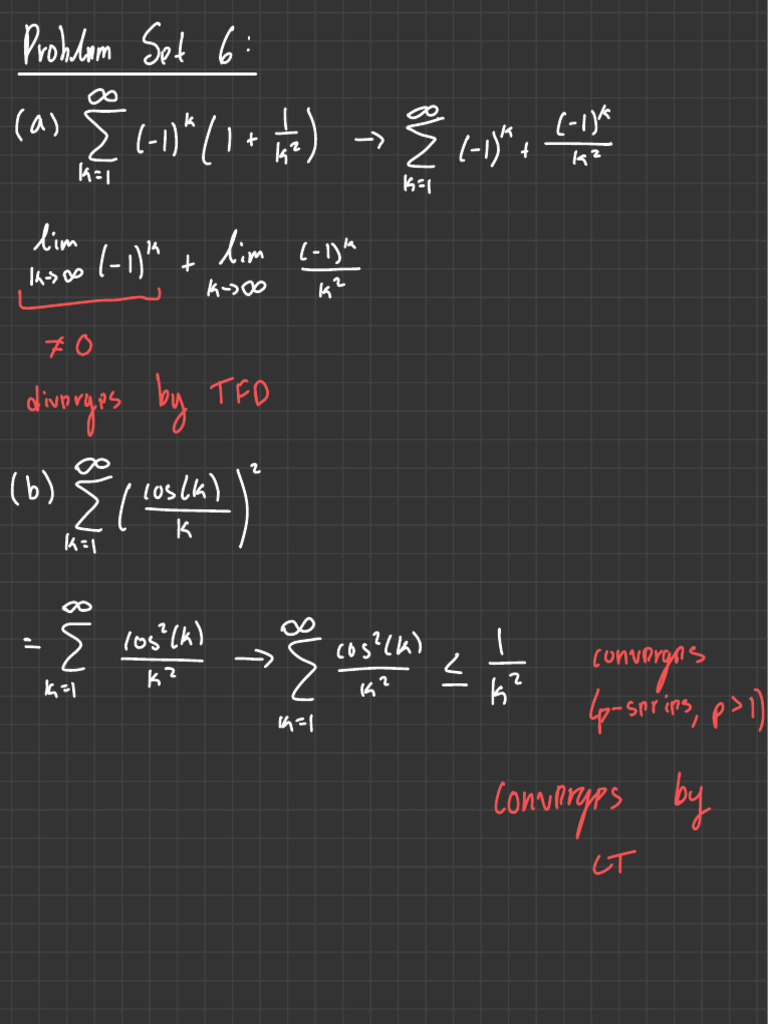 Math 112 Problem Sets | PDF