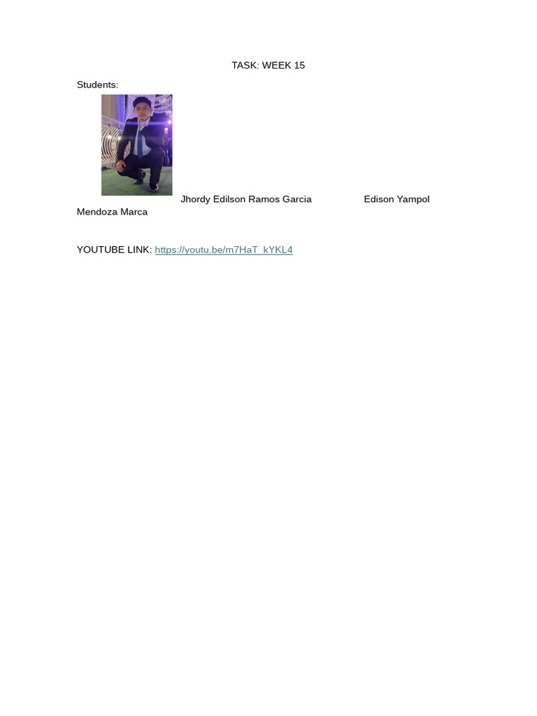 Task Week 15 | PDF