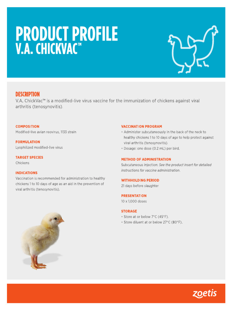 V.A. ChickVac Product Profile | PDF