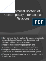 The Historical Context of IR