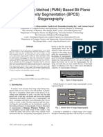 Pixel Mapping Method (PMM) Based Bit Plane Complexity Segmentation (BPCS) Steganography