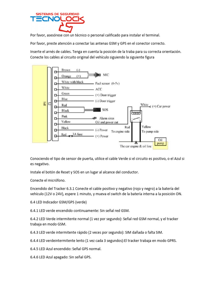 Guía de Instalación y Uso del Tracker | PDF | paquete general de Radio ...