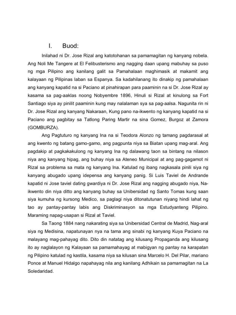 Buod | PDF