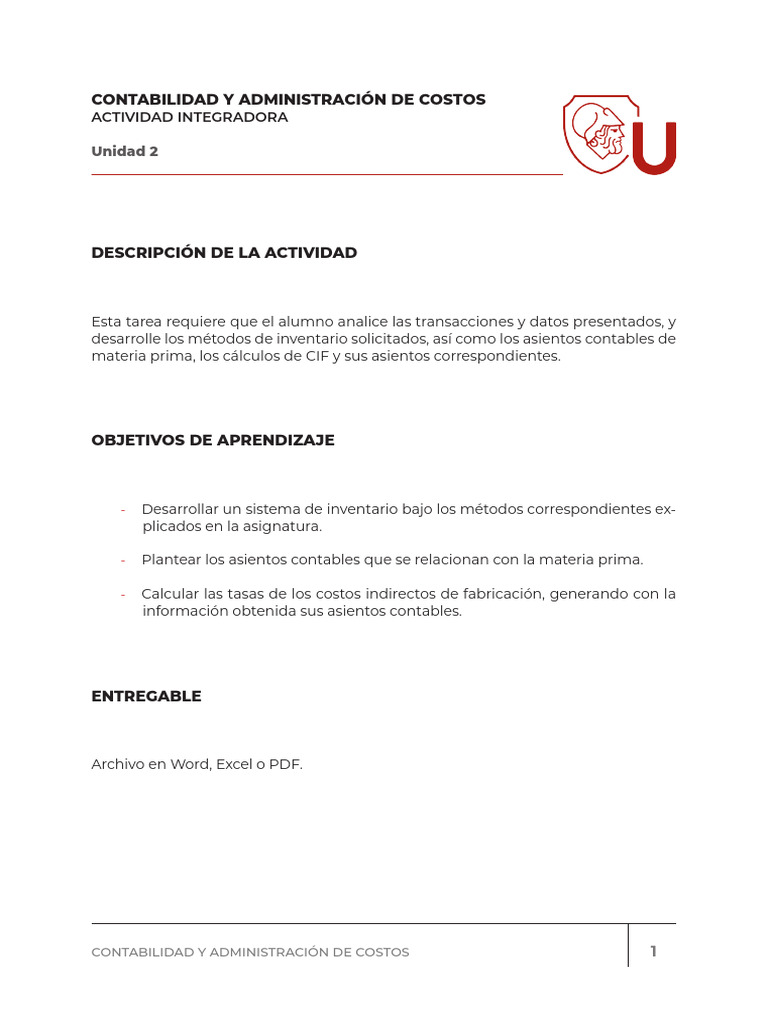 Contabilidad de Costos y Métodos de Inventario | PDF | Contabilidad | Costo