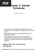 The 12 Branches of Social Sciences | PDF | Social Sciences | Science
