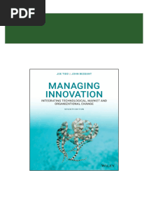 Managing Innovation Integrating Technological Market and Organizational Change Joe Tidd All Chapters Instant Download