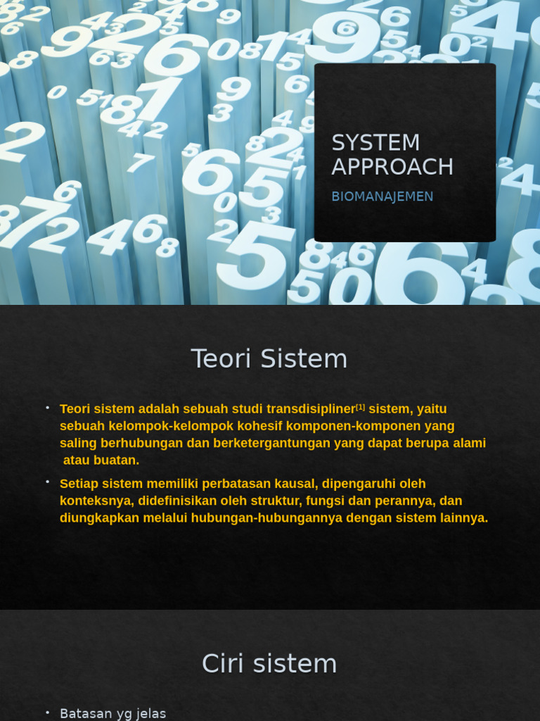 System-Approach | PDF