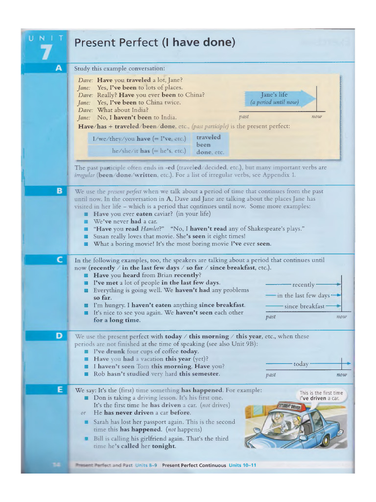 Understanding Present Perfect Tense | PDF | Linguistics | Language ...