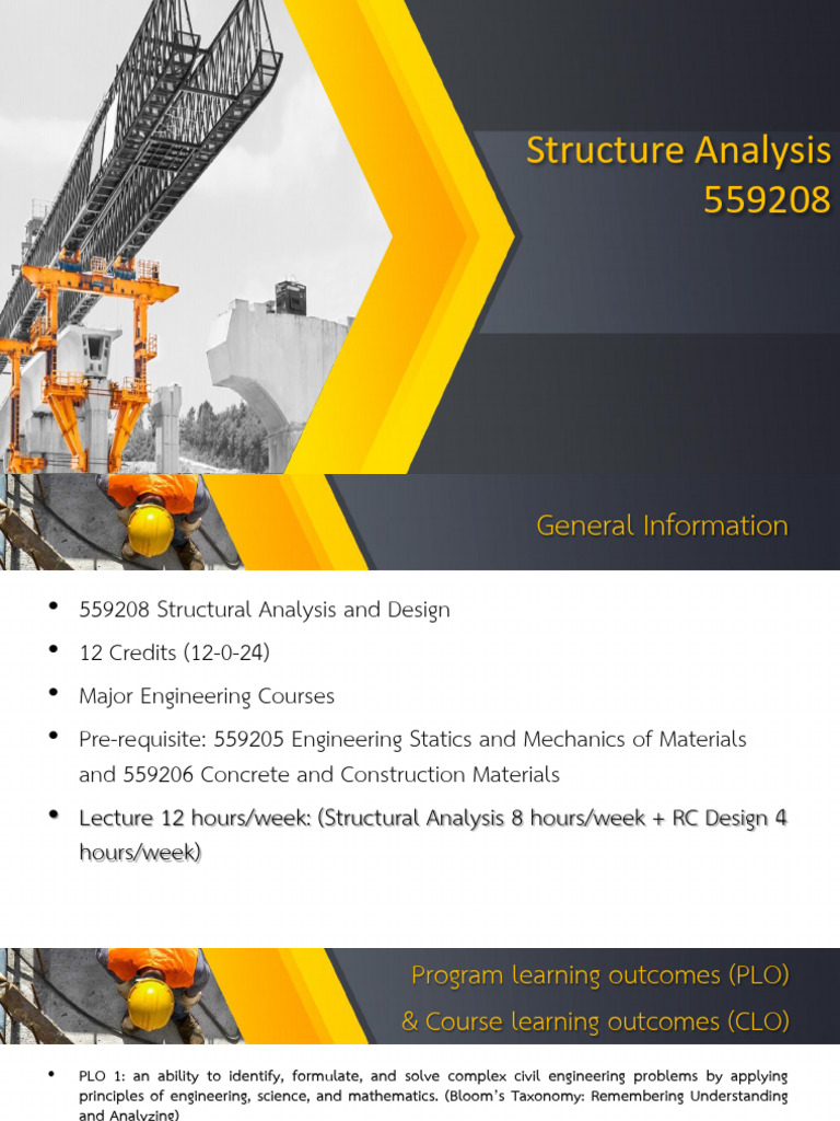 Structural Analysis Course Overview | PDF | Structural Analysis ...