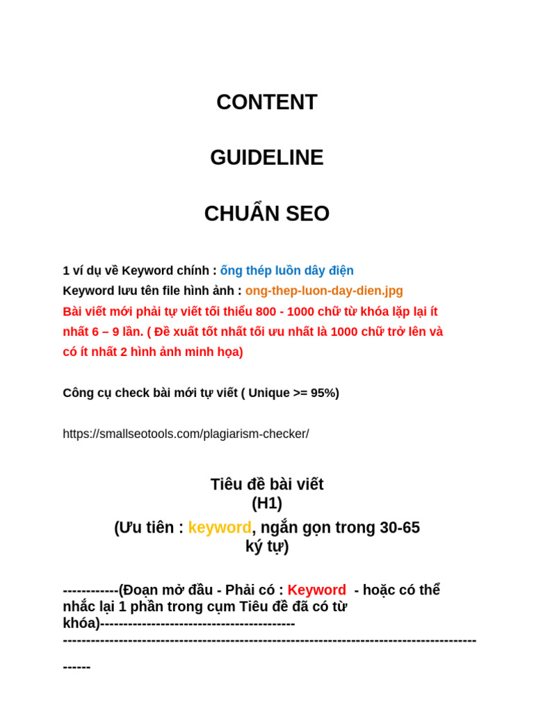 Content Guideline - Final | PDF