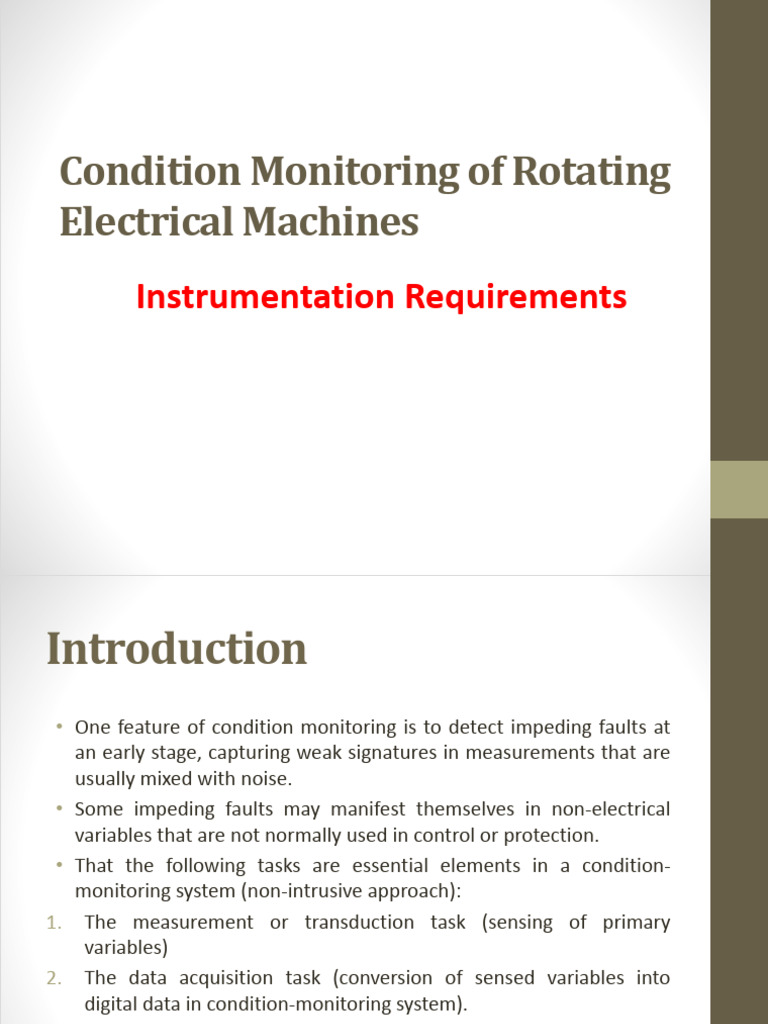 Condition Monitoring of Rotating Electrical Machines 5 | PDF ...