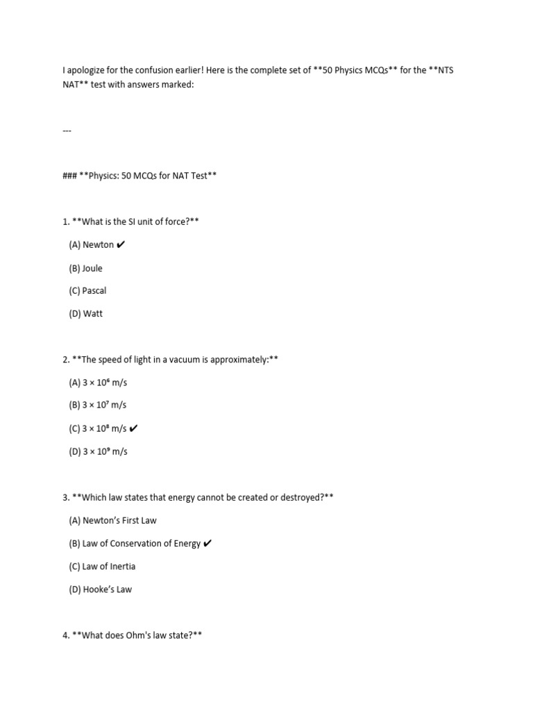 Physics Pdf Force Momentum