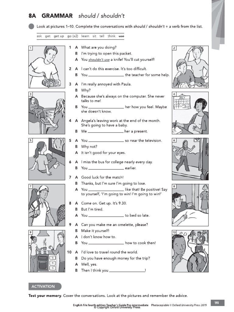 Extra Activities 1 To 12-4 | PDF