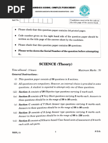 class 10 sci set 3