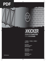 アンプ Pioneer sx -717 Kicker ZX Amplifier Installation Guide | PDF | Amplifier