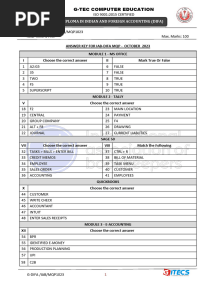 IAB-DIFA_MQP_Answer Key_OCT 2023